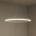 Dimmbare LED-Pendelleuchte mit Drahtseilaufhängung, 32 W, 230 V, 3000–6500 K, Ø 60 cm + Fernbedienung