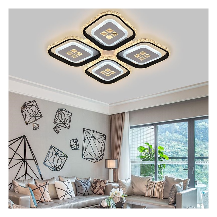 Dimmbare LED-RGB-Aufbauleuchte LED/130W/230V 3000-6500K + Fernbedienung