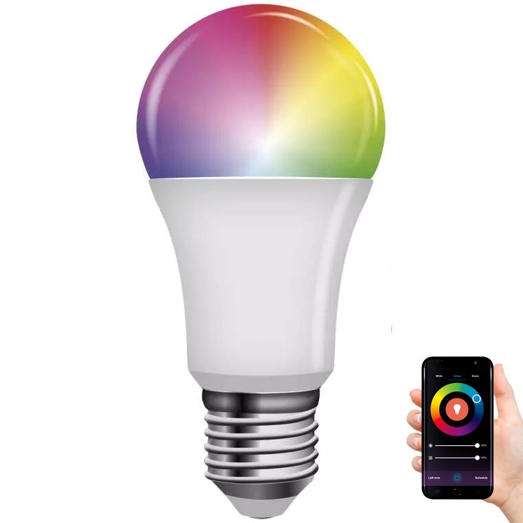 Dimmbare LED-RGB-Glühbirne GoSmart A60 E27/11W/230V 2700-6500K Wi-Fi Tuya