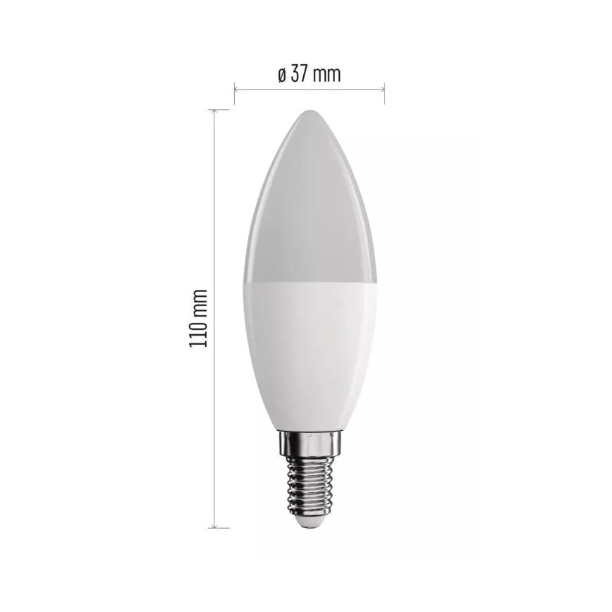 Dimmbare LED-RGB-Glühbirne GoSmart E14/4,8W/230V 2700-6500K Wi-Fi Tuya