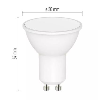 Dimmbare LED-RGB-Glühbirne GoSmart MR16 GU10/4,8W/230V 2700-6500K Tuya