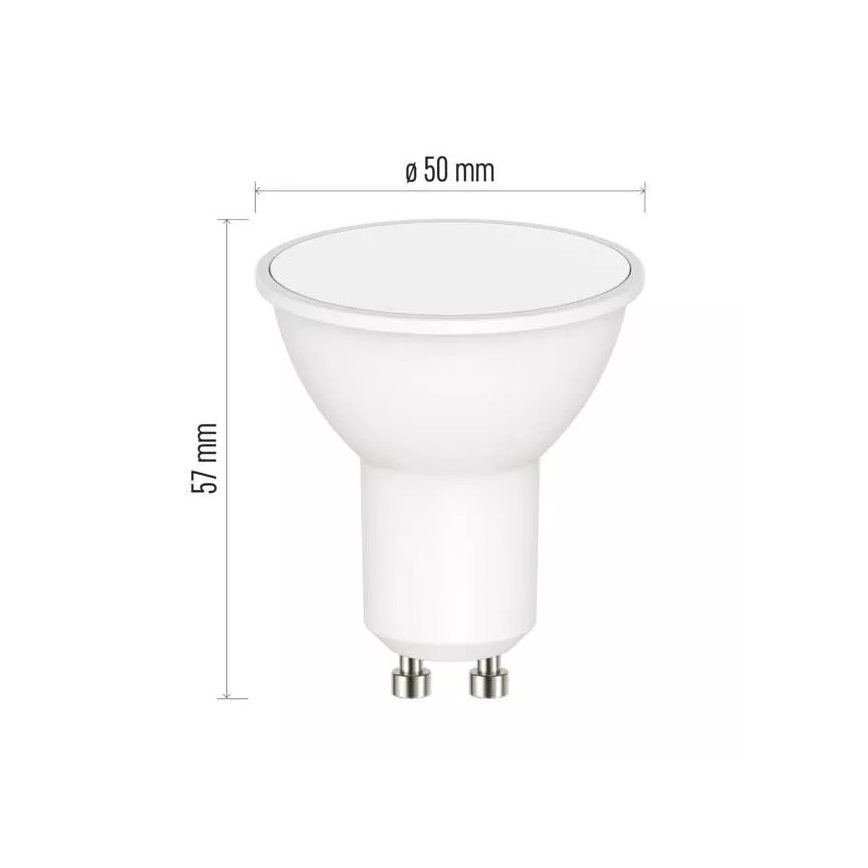 Dimmbare LED-RGB-Glühbirne GoSmart MR16 GU10/4,8W/230V 2700-6500K Tuya