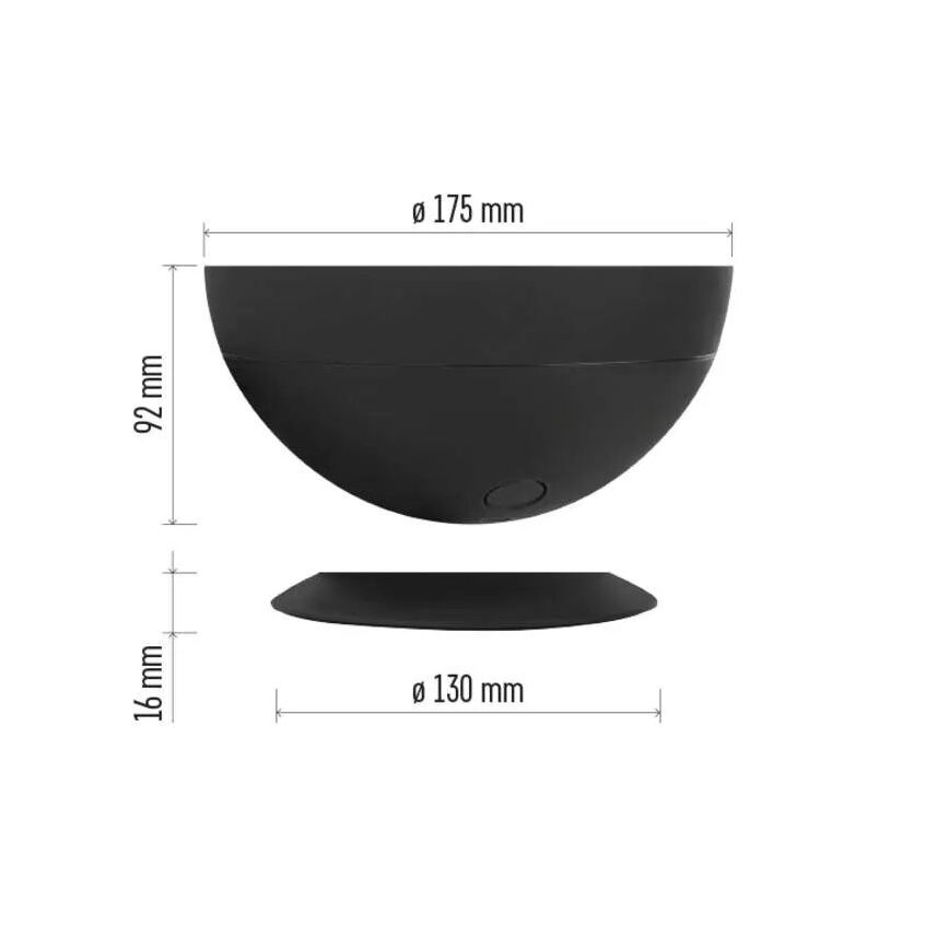 Dimmbare LED-RGB-Tischleuchte GoSmart LED/7W/230V Wi-Fi schwarz