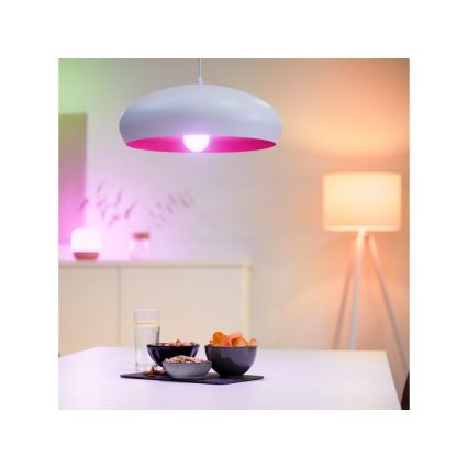 Dimmbare LED-RGBW-Glühbirne E27/8,5W/230V 2200-6500K CRI 90 Wi-Fi + Fernbedienung - Reality