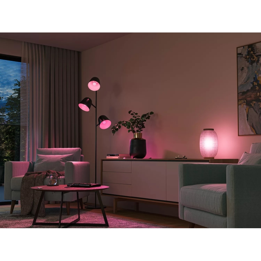 Dimmbare LED-RGBW-Glühbirne Philips Hue White And Color Ambiance P45 E14/5,1W/230V 2000-6500K