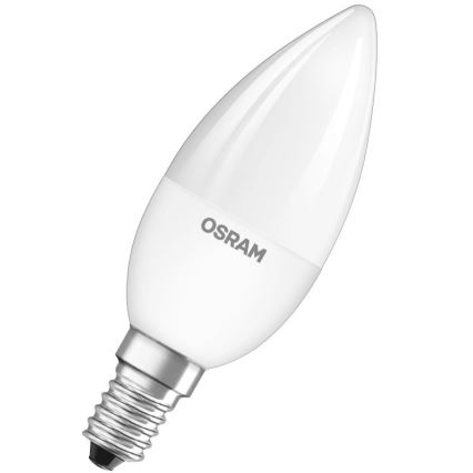 Dimmbare LED-RGBW-Glühbirne STAR E14/4,5W/230V 2700K + Fernsteuerung - Osram