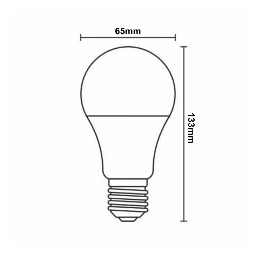 Dimmbare LED-RGBW-Glühlampe A60 E27/15W/230V 2700-6500K Wi-Fi Tuya