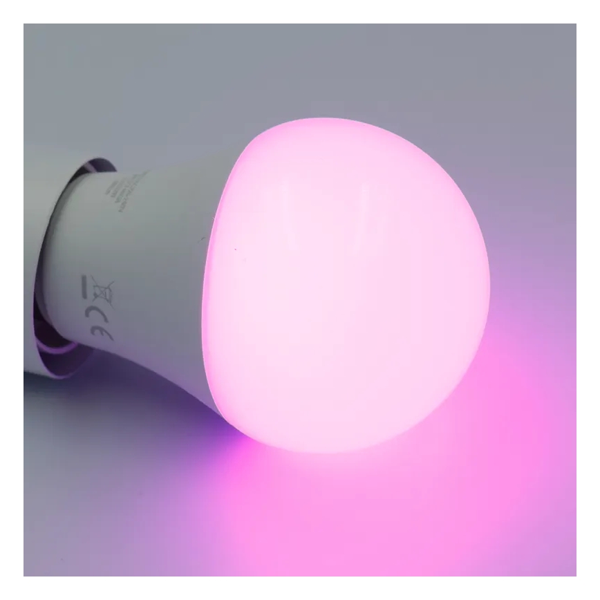 Dimmbare LED-RGBW-Glühlampe A60 E27/9W/230V 2700-6500K Wi-Fi Tuya