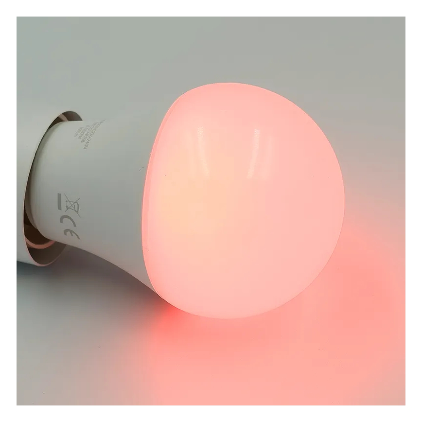 Dimmbare LED-RGBW-Glühlampe A60 E27/9W/230V 2700-6500K Wi-Fi Tuya