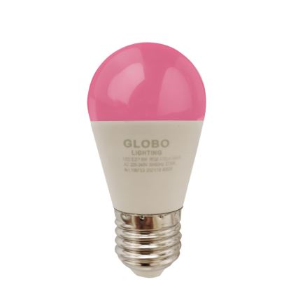 Dimmbare LED-RGBW-Glühlampe E27/6W/230V 3000K + Fernbedienung - Globo