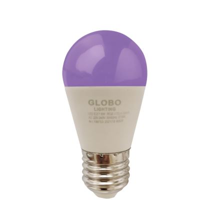 Dimmbare LED-RGBW-Glühlampe E27/6W/230V 3000K + Fernbedienung - Globo