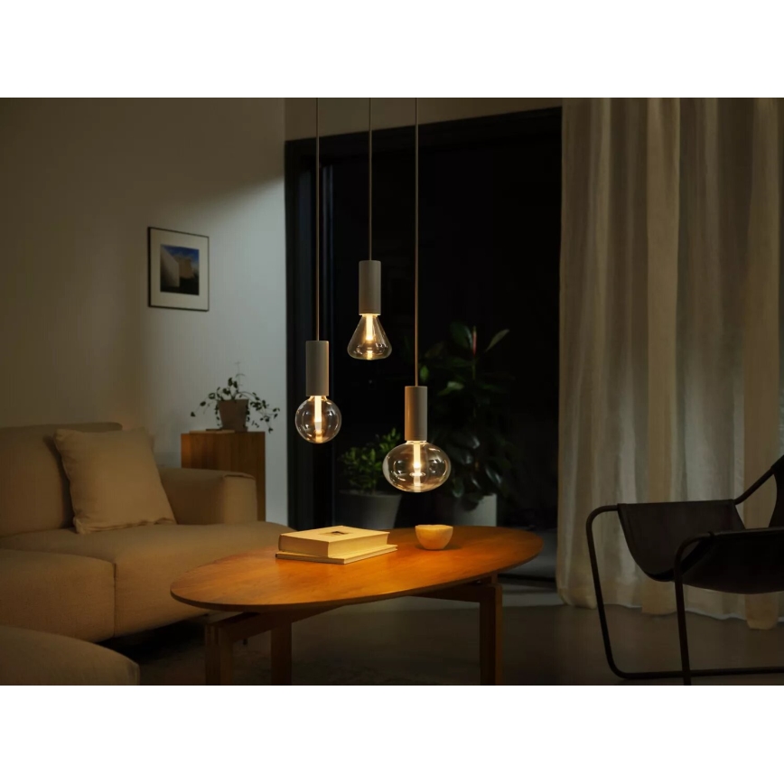 Dimmbare LED-RGBW-Glühlampe Philips Hue White And Color Ambiance G125 E27/6,8W/230V 2000-6500K