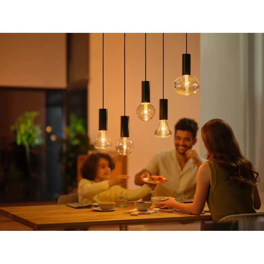 Dimmbare LED-RGBW-Glühlampe Philips Hue White And Color Ambiance G125 E27/6,8W/230V 2000-6500K
