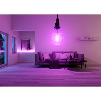 Dimmbare LED-RGBW-Glühlampe SMART+ FILAMENT E27/4,8W/230V 2700-6500K Wi-Fi - Ledvance