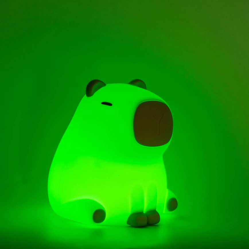 Dimmbare LED-RGBW-Kinderleuchte mit Touch-Funktion LED/1W/5V USB 1200 mAh Wasserschwein