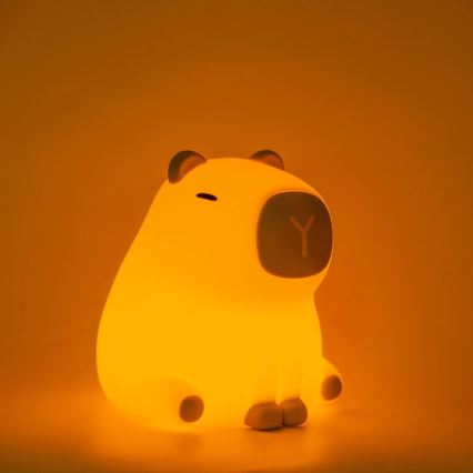 Dimmbare LED-RGBW-Kinderleuchte mit Touch-Funktion LED/1W/5V USB 1200 mAh Wasserschwein