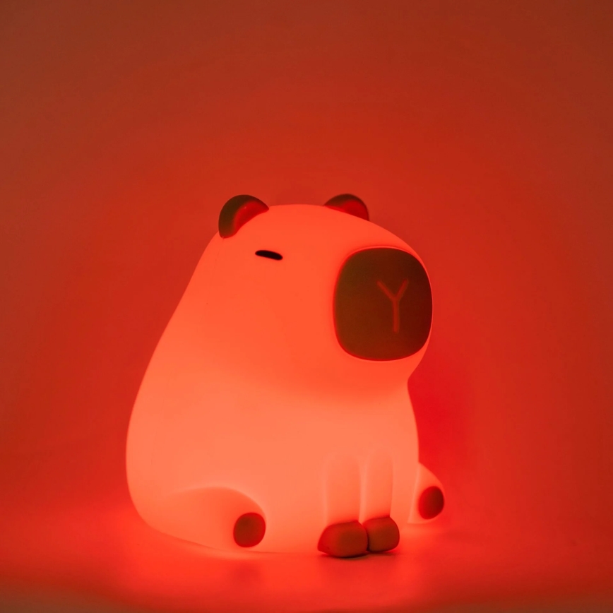 Dimmbare LED-RGBW-Kinderleuchte mit Touch-Funktion LED/1W/5V USB 1200 mAh Wasserschwein