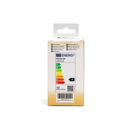 Dimmbare LED-RGBW-Lampe A60 E27/12W/230V 2700-6500K Wi-Fi - Aigostar