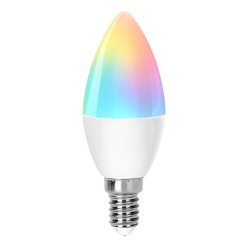 Dimmbare LED-RGBW-Lampe C37 E14/4,9W/230V 2700-6500K - Aigostar