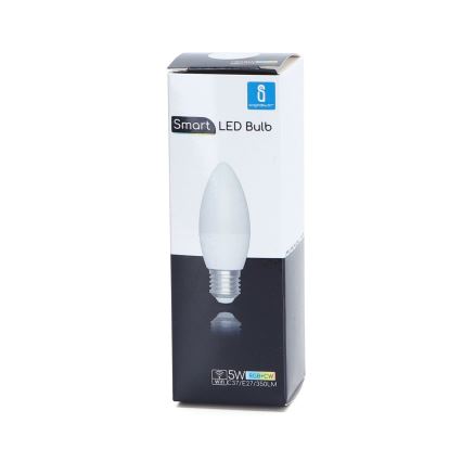 Dimmbare LED-RGBW-Lampe C37 E27/5W/230V 3000-6500K Wi-Fi - Aigostar