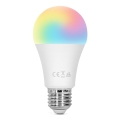 Dimmbare LED-RGBW -Lampe E27/8W/230V 3000K + Fernbedienung - Aigostar