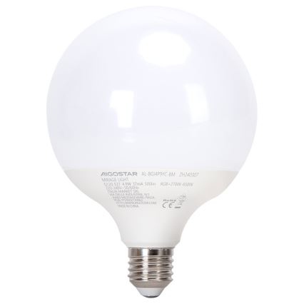 Dimmbare LED-RGBW-Lampe MESH G120 E27/4,9W/230V 2700-6500K + Fernbedienung - Aigostar