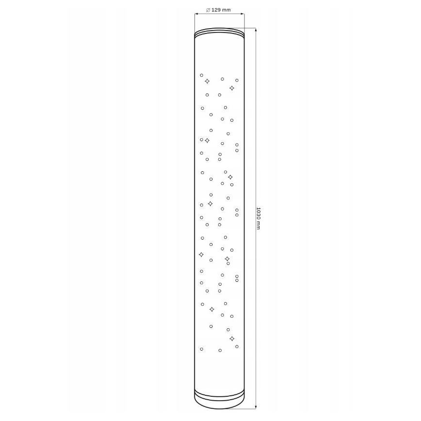 Dimmbare LED-RGBW-Stehlampe STELLA LED/12W/230V + Fernbedienung
