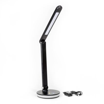 Dimmbare LED-RGBW-Tischleuchte mit Powerbank-Funktion LED/12W/5V 2800-6000K schwarz