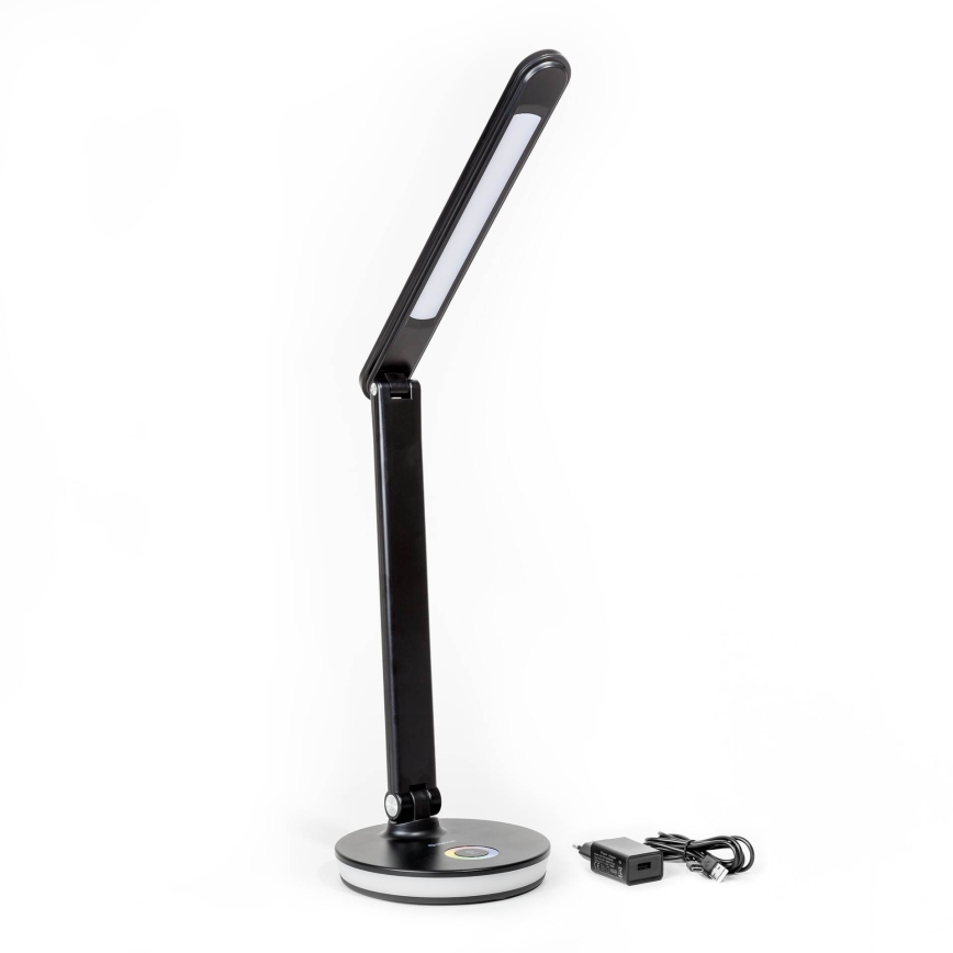 Dimmbare LED-RGBW-Tischleuchte mit Powerbank-Funktion LED/12W/5V 2800-6000K schwarz
