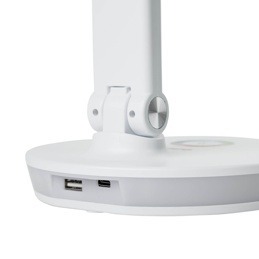 Dimmbare LED-RGBW-Tischleuchte mit Powerbank-Funktion LED/12W/5V 2800-6000K weiß