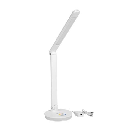Dimmbare LED-RGBW-Tischleuchte mit Powerbank-Funktion LED/12W/5V 2800-6000K weiß