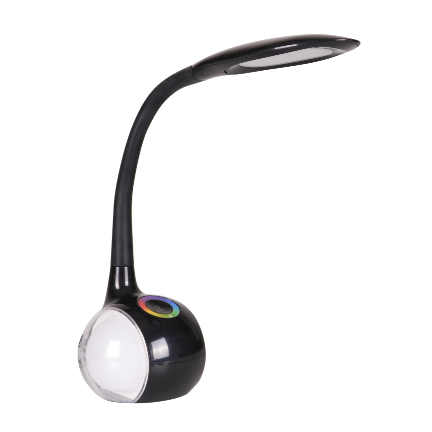 Dimmbare LED-RGBW-Tischleuchte mit Touch-Funktion COSMOS LED/6,5W/230V schwarz