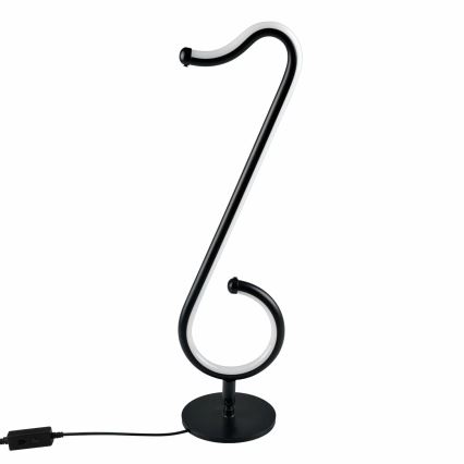 Dimmbare LED-RGBW-Tischleuchte NUTKA LED/15W/5V schwarz + Fernbedienung