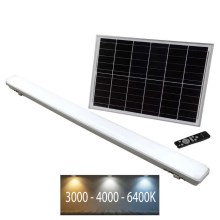 Dimmbare LED-Solar-Hochleistungsleuchte mit Sensor LED/25W/230V 3000K/4000K/6400K IP65 + Fernbedienung
