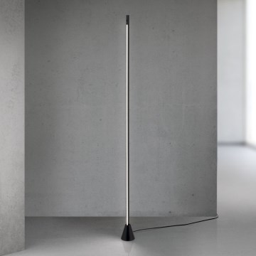 Dimmbare LED-Stehlampe mit Bewegungsmelder SOJIE LED/26W/230V schwarz