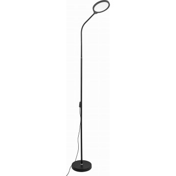 Dimmbare LED-Stehleuchte 2-in-1 LED/10W/230V 3000-4500-6500K schwarz
