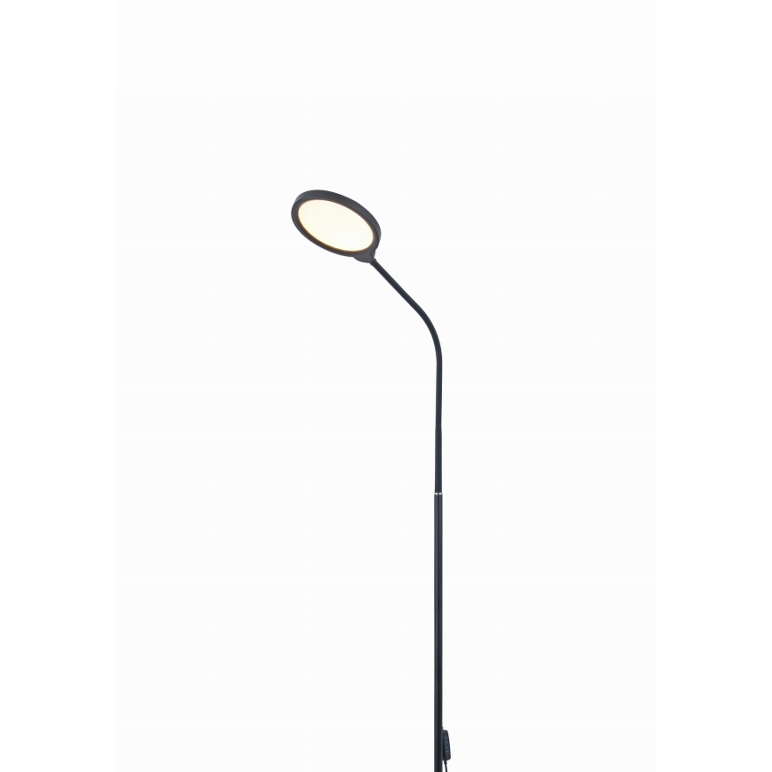 Dimmbare LED-Stehleuchte 2-in-1 LED/10W/230V 3000-4500-6500K schwarz