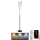 Dimmbare LED-Stehleuchte LED/50W/230V 3000-6500K anthrazit + Fernbedienung