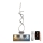 Dimmbare LED-Stehleuchte LED/80W/230V 3000-6500K + Fernbedienung