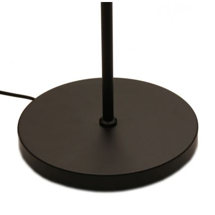 LED-dimmbare Stehleuchte NORA LED/25W/230V 2200/3000/4000K + LED/5W 3000K schwarz + Fernbedienung