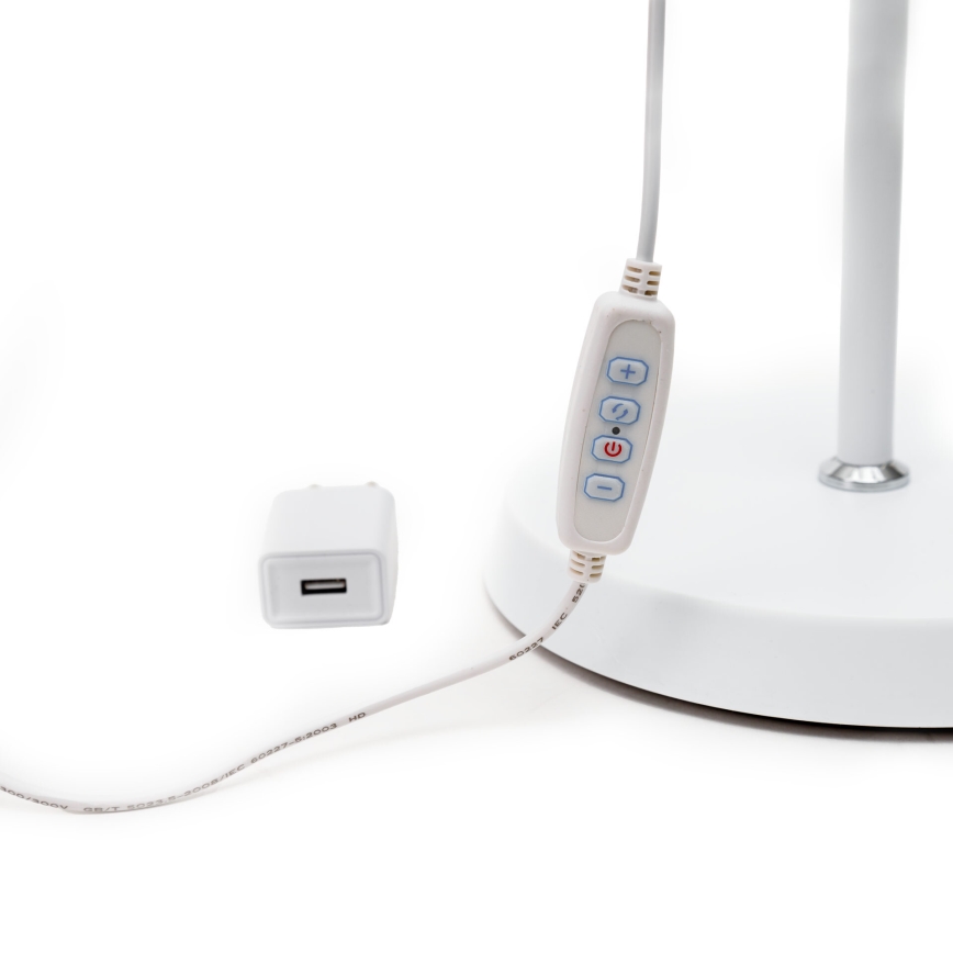 Dimmbare LED-Stehleuchte SIGNUS LED/10W/230V 3000/4500/6500K weiß
