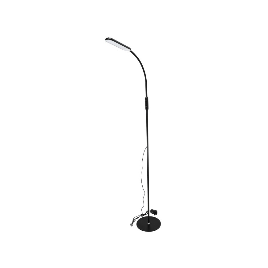 Dimmbare LED-Stehleuchte TEILO LED/10W/230V 3000/4000/6500K schwarz + Fernbedienung