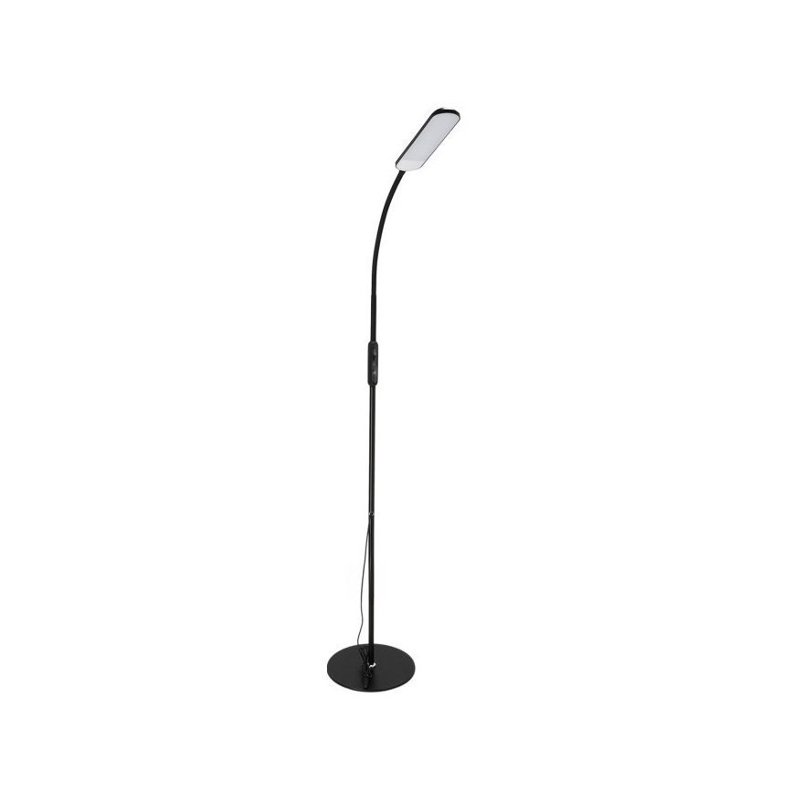 Dimmbare LED-Stehleuchte TEILO LED/10W/230V 3000/4000/6500K schwarz + Fernbedienung