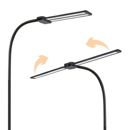 Dimmbare LED-Stehleuchte TEILO LED/14W/230V 3000/4000/6000K schwarz
