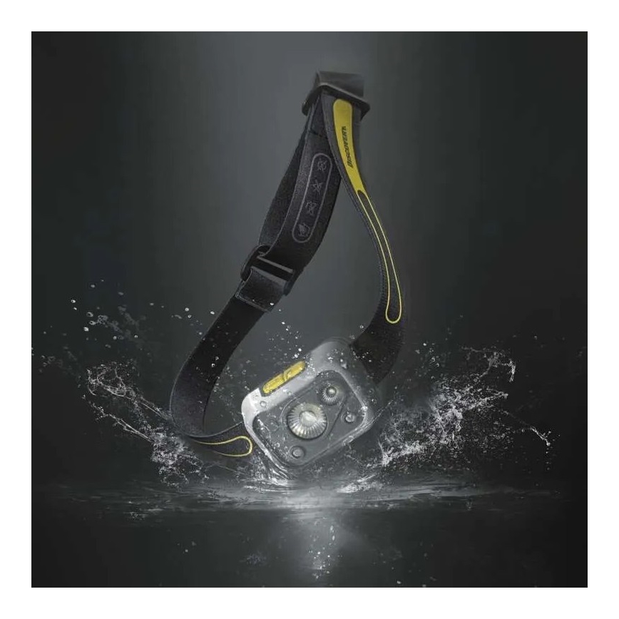 Dimmbare LED-Stirnlampe mit Sensor GP DISCOVERY CHW54 LED/3xAAA IPX5