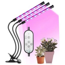 Dimmbare LED-Tischlampe mit Clip zur Pflanzenaufzucht LED/12W/5V