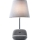 Dimmbare LED-Tischlampe mit kabelloser Qi-Ladefunktion SOFA LED/6W/230V grau