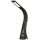 Dimmbare LED-Tischlampe mit Touch-Bedienung und Display, LED/7W/5V, schwarz