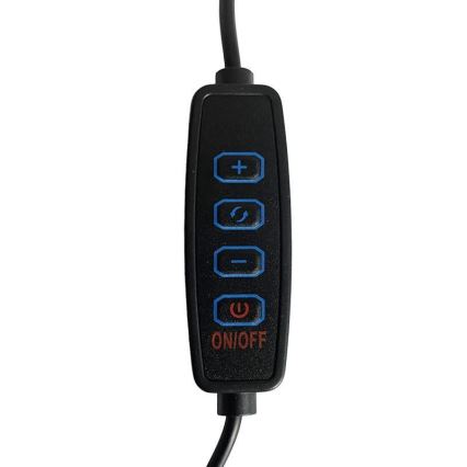 Dimmbare LED-Tischleuchte LED/28W/230V 3000/4000/6500K glänzendes Chrom