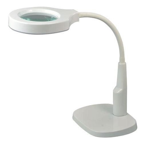Dimmbare LED-Tischleuchte mit bifokalem Vergrößerungsglas LED/6W/230V 6000-7000K weiß